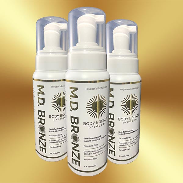 3 Pack Discount - M.D. FACE - 3oz Flawless Facial Tanning Spray for Sensitive Skin - No Bronzer