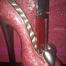 Load image into Gallery viewer, Little Black Dress Red Light Up Lip Gloss with Mirror on the Side
