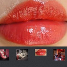 Load image into Gallery viewer, Little Black Dress Red Light Up Lip Gloss with Mirror on the Side
