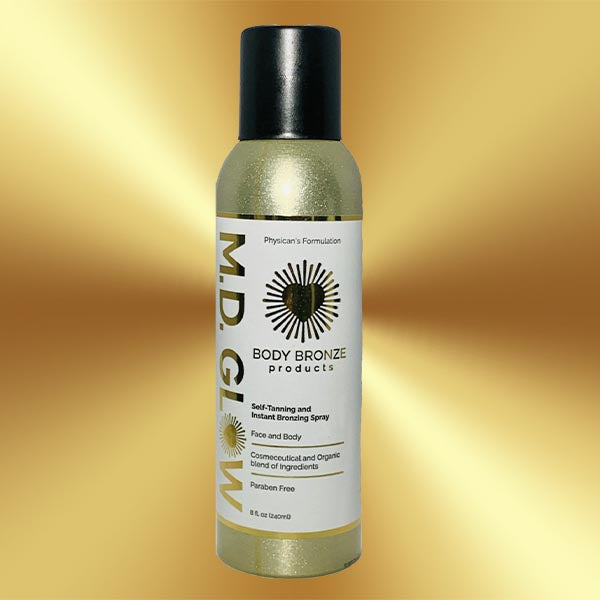 M.D. GLOW - 8oz Self-Tanning & Instant Bronzing Spray-Tan in a Can